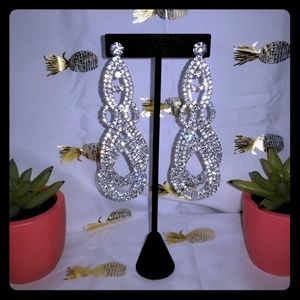 Rhinestone earrings
